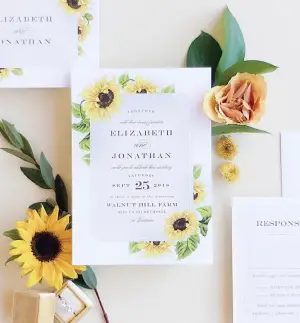 Floral Wedding Vibe - Pictured