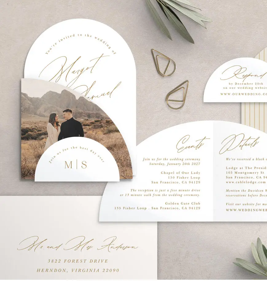 Shop our wedding shape suites!