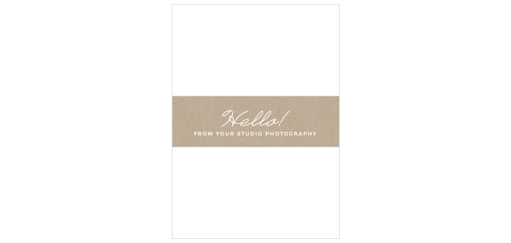 Garden Watercolor Belly Band