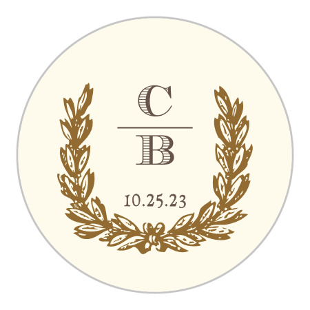 Charming Woods Wedding Stickers