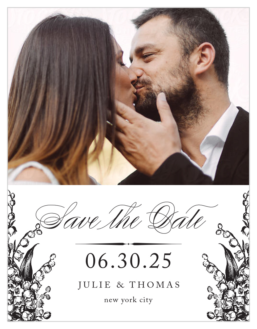 Antique Chic Save the Date Magnets