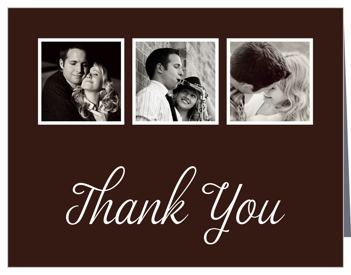 Photo Strip Wedding Thank You Cards