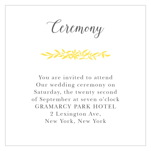 Full Bloom Ceremony Cards