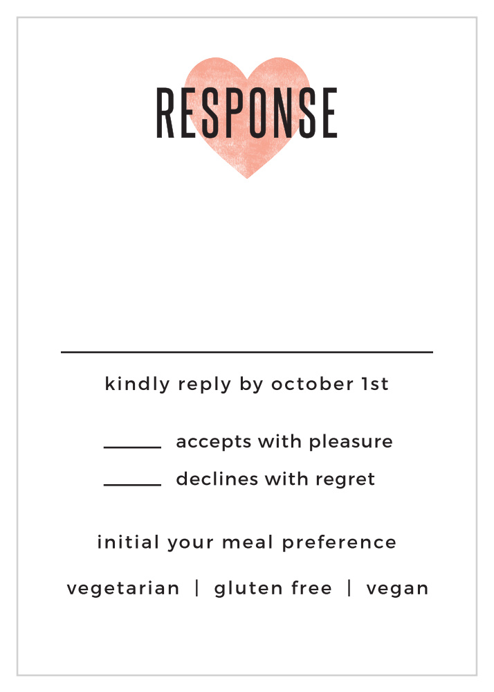Heart In Hand Response Cards
