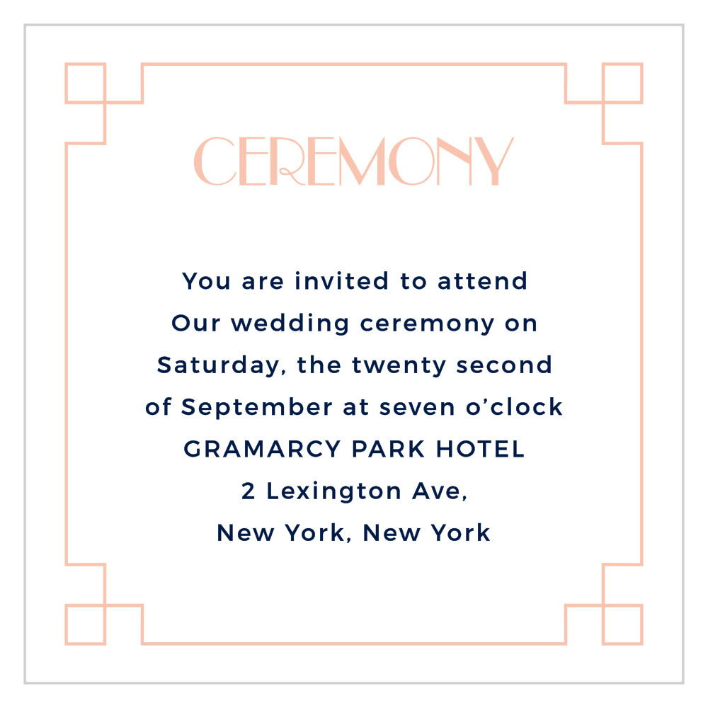 Coney Island Ceremony Cards