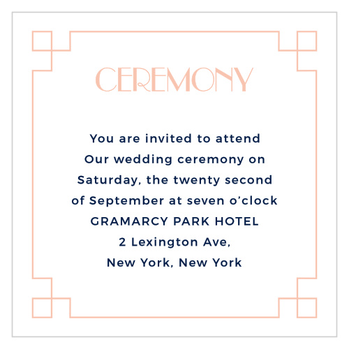 Coney Island Ceremony Cards