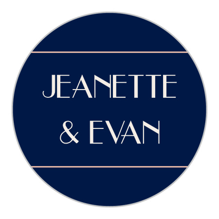 Coney Island Wedding Stickers