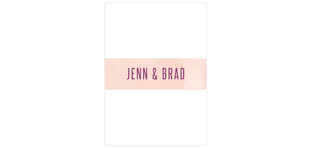 Divinely Modern Wedding Belly Bands