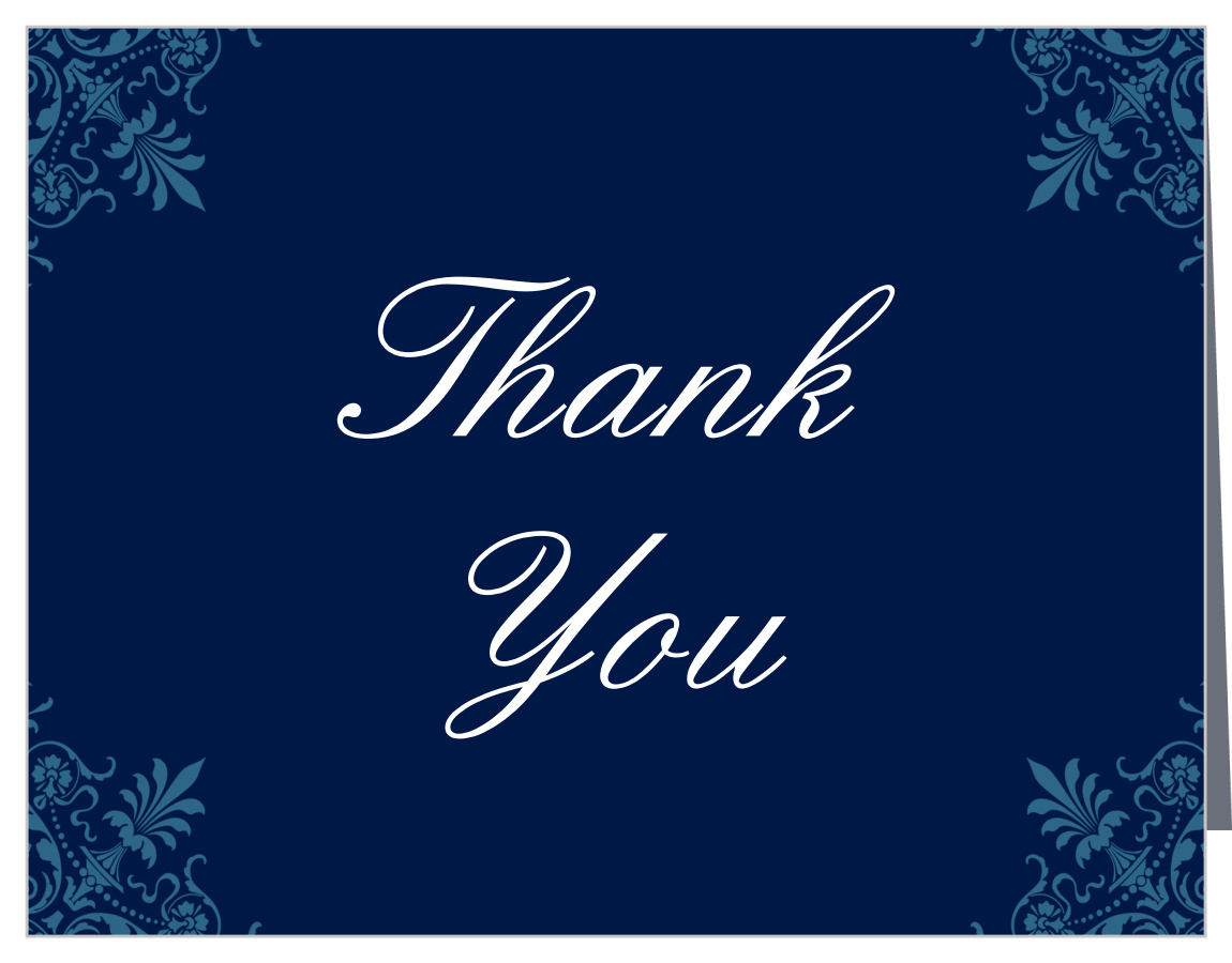 Elegant Spires Wedding Thank You Cards