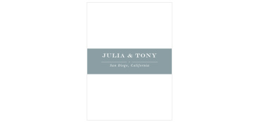 Double Exposure Wedding Belly Bands