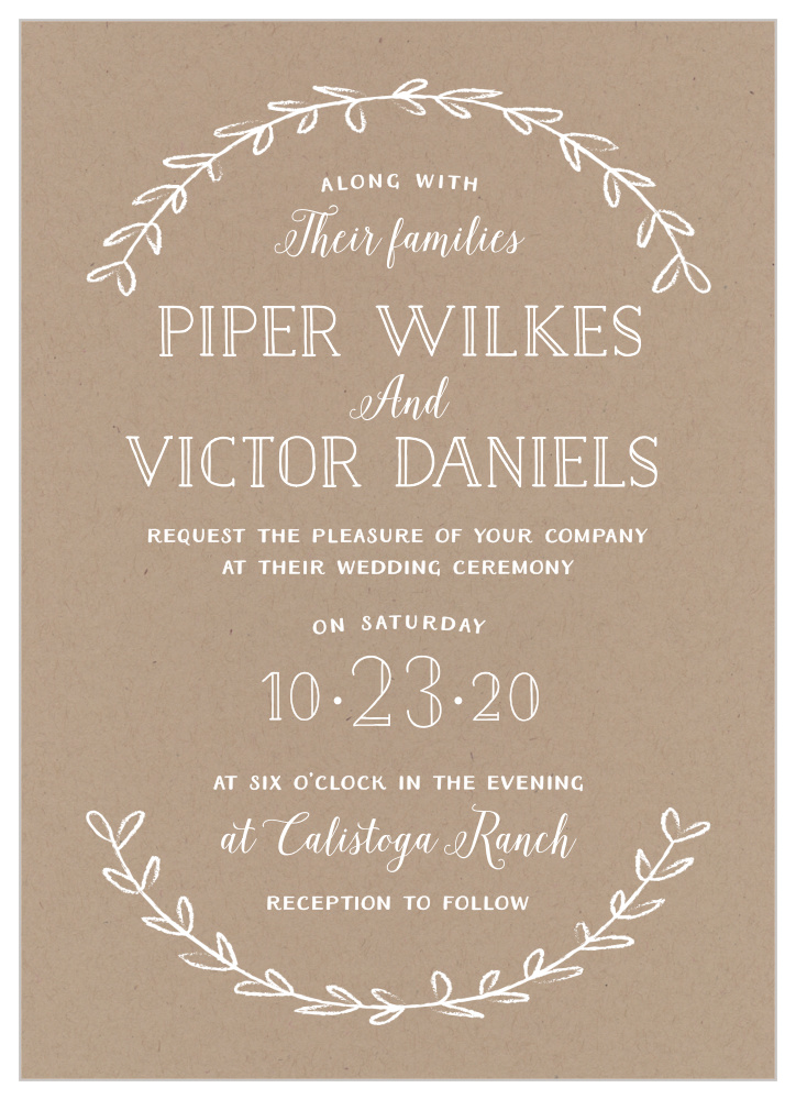 Rustic Love Wedding Invitations
