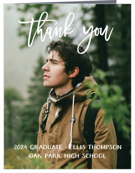 Adventure Awaits Graduation Thank You Cards