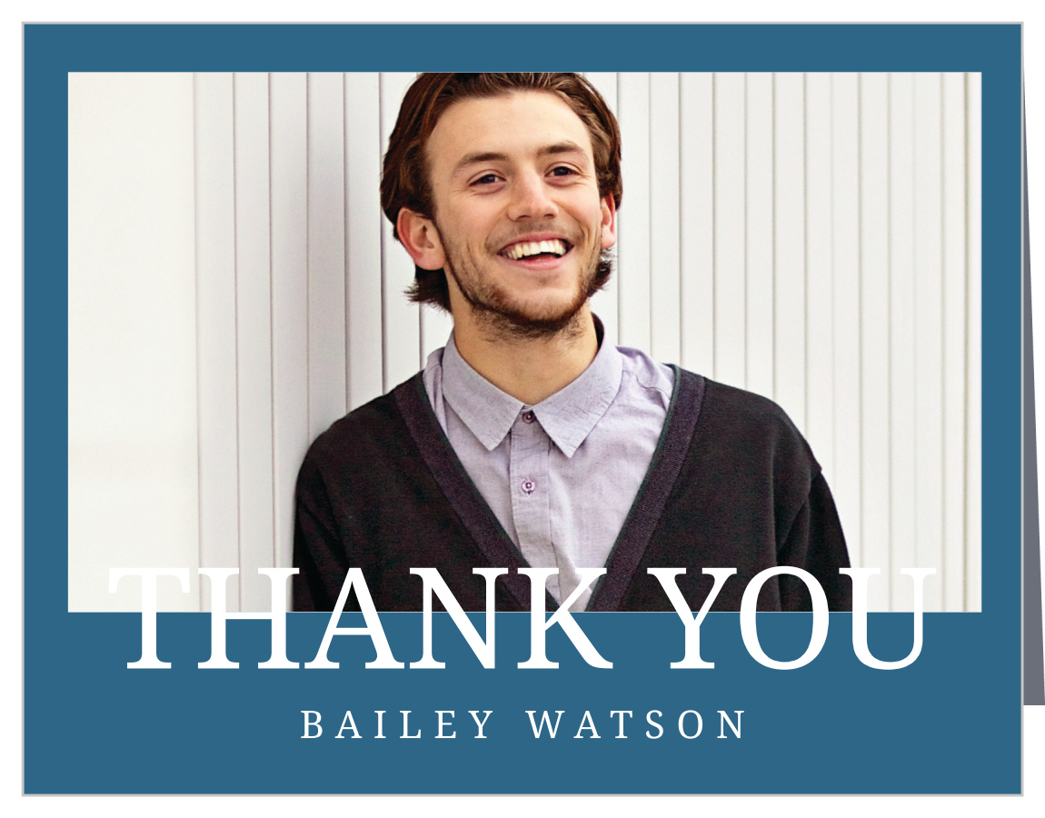 Banner Grad Graduation Thank You Cards
