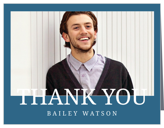 Banner Grad Graduation Thank You Cards