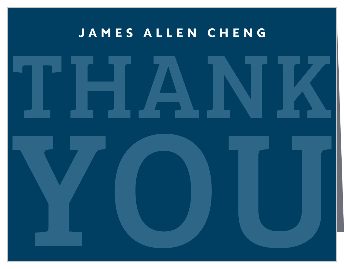 Big Year Graduation Thank You Cards