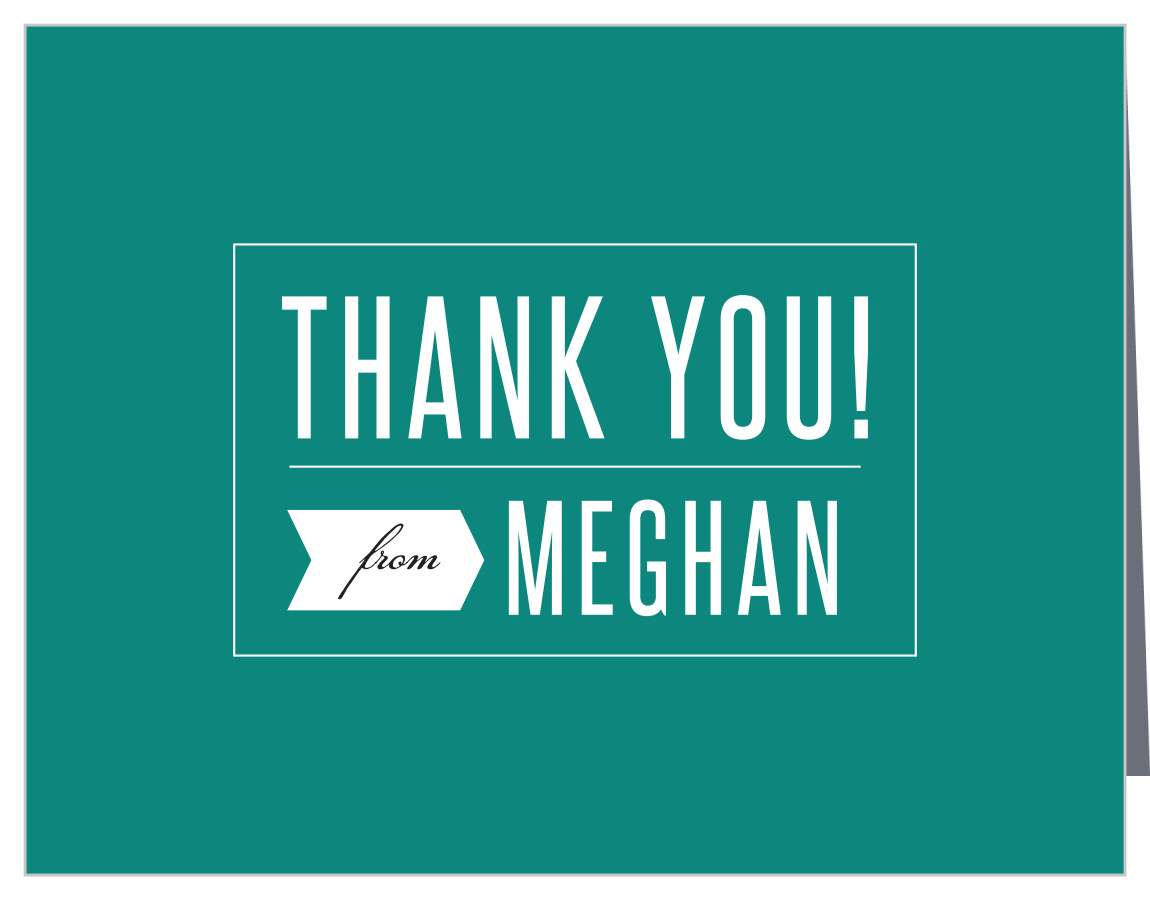Achievement Infographics Graduation Thank You Cards
