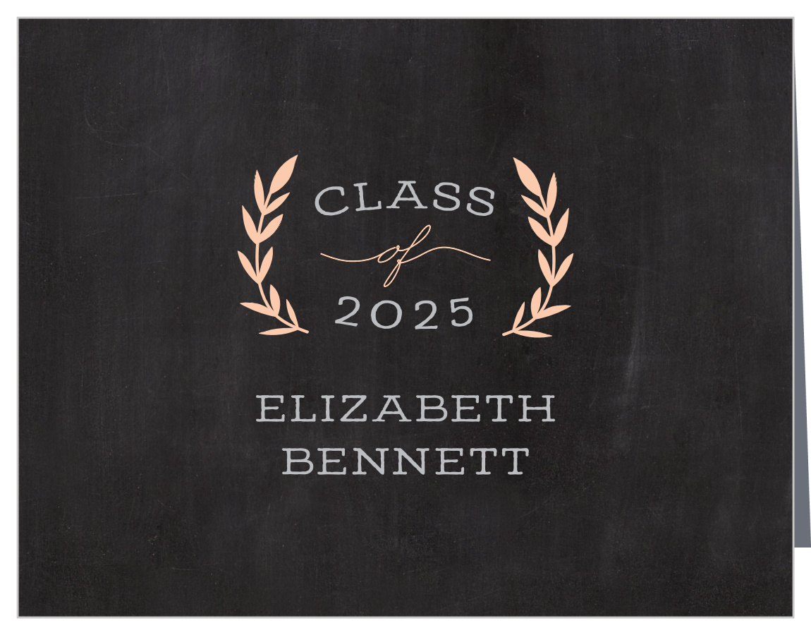 Laurel Leaves Graduation Thank You Cards
