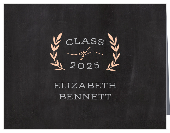 Laurel Leaves Graduation Thank You Cards