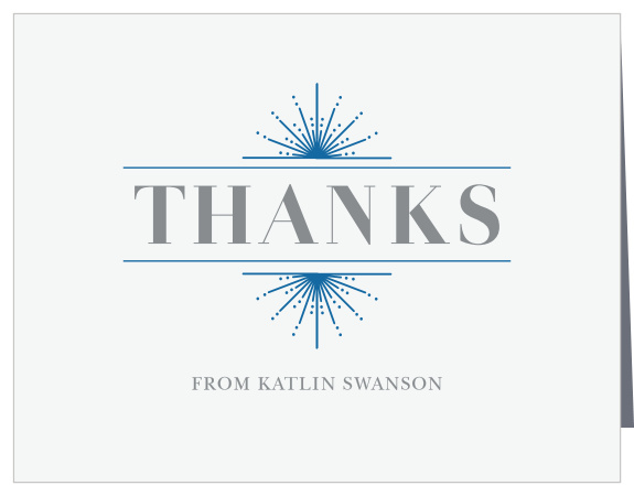 Posh Celebration Graduation Thank You Cards