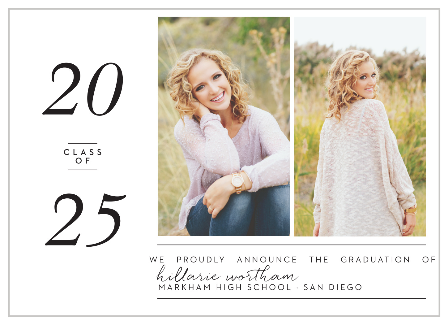 Style Blog Graduation Announcements