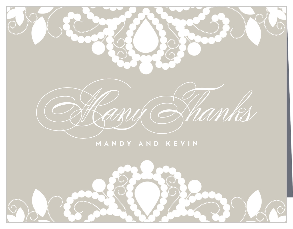 Old Fashioned Charm Wedding Thank You Cards