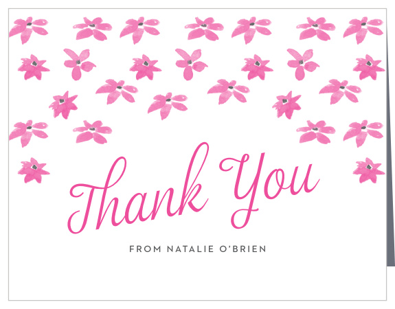 Brunch Bouquet Graduation Thank You Cards