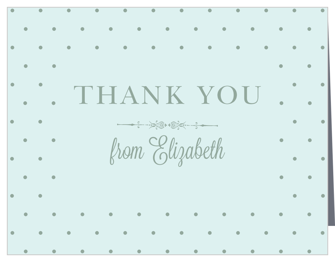 Darling Dots Baby Shower Thank You Cards