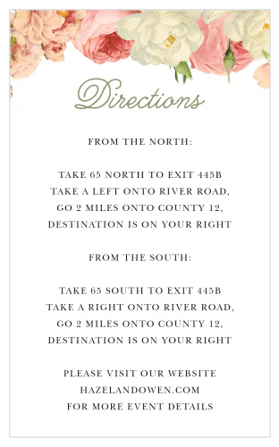 Alluring Florals Direction Cards