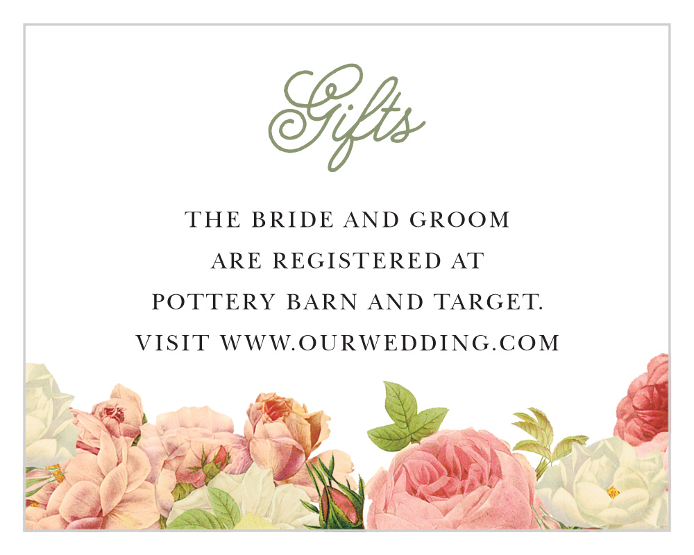 Alluring Florals Registry Cards