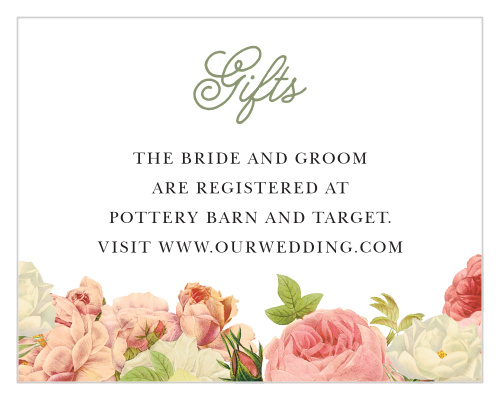 Alluring Florals Registry Cards