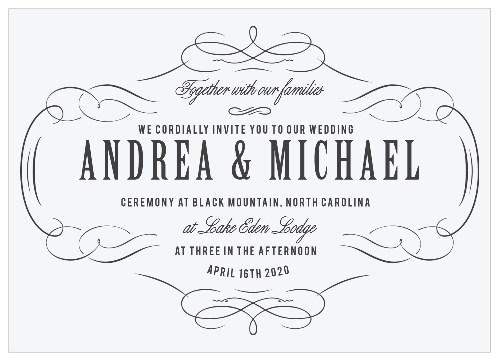 Secret Crush Wedding Invitations