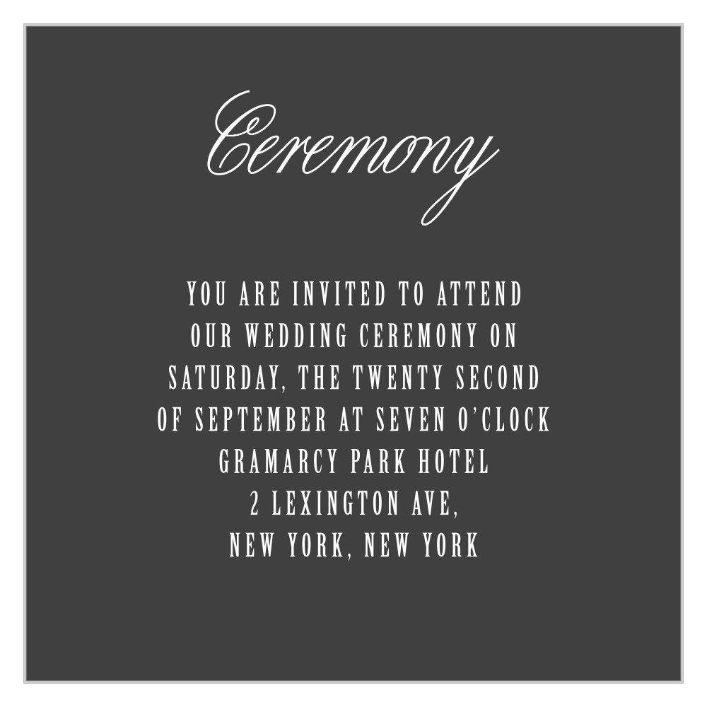 Secret Crush Ceremony Cards