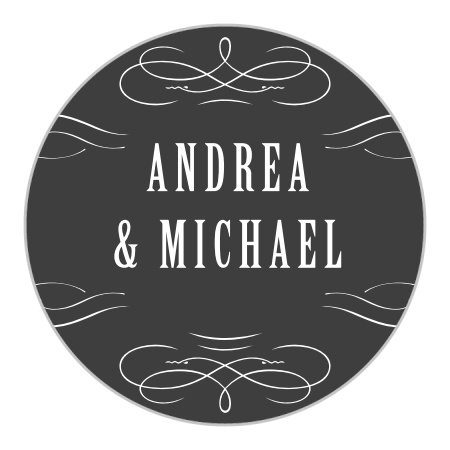 Secret Crush Wedding Stickers