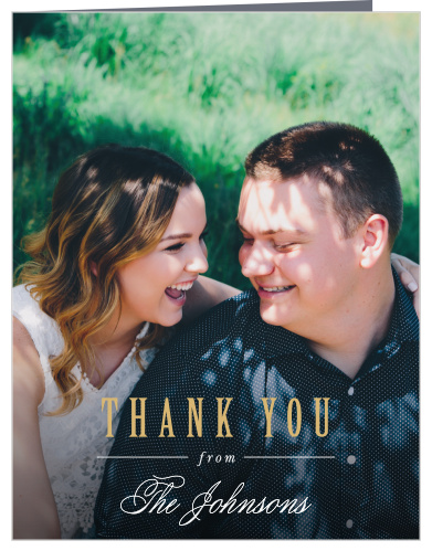 Camo & Antlers Wedding Thank You Cards