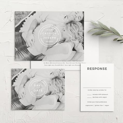Live Simply Wedding Invitations