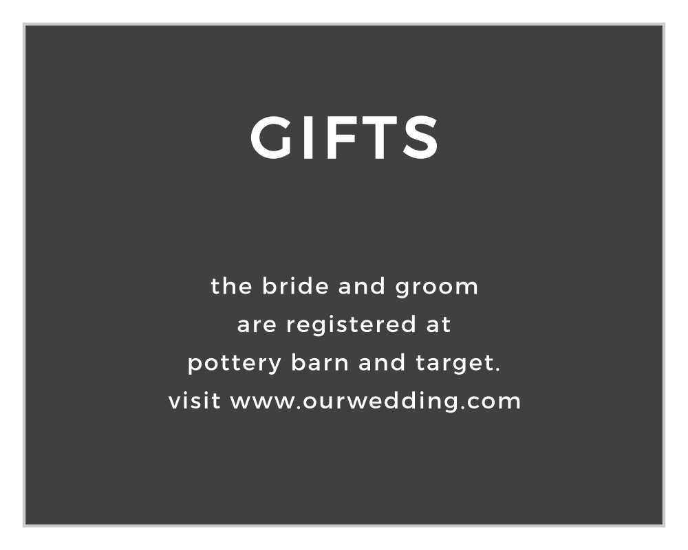 Live Simply Registry Cards