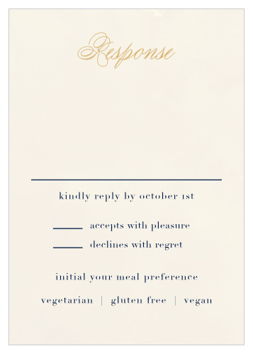 Geometric Dreams Foil Response Cards