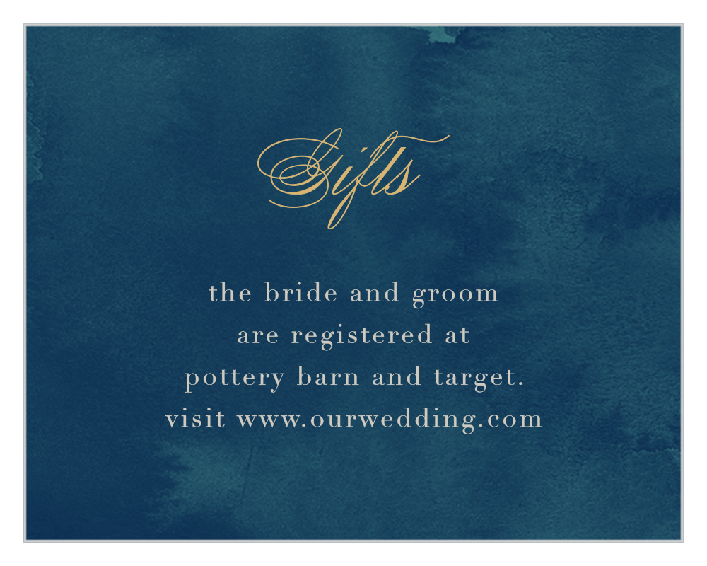 Geometric Dreams Foil Registry Cards
