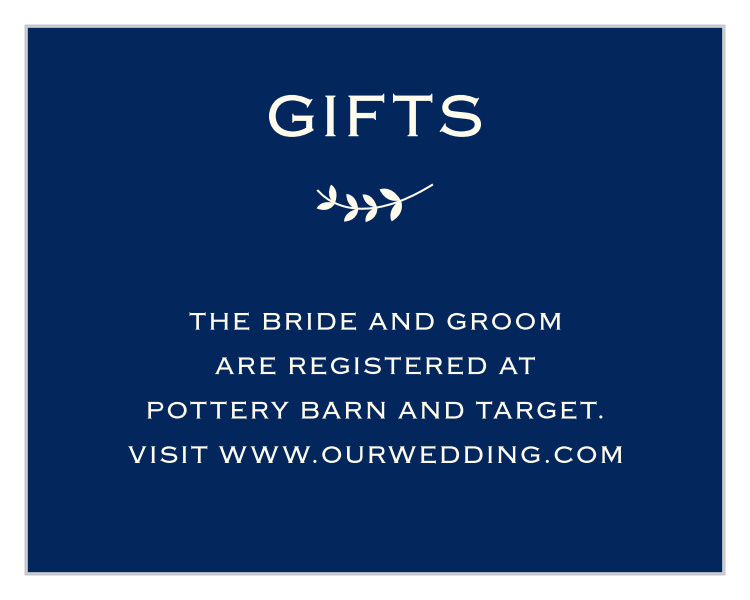 Lovely Lettering Registry Cards