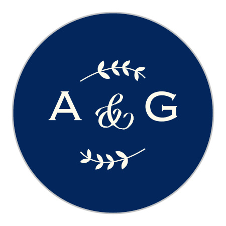 Lovely Lettering Wedding Stickers