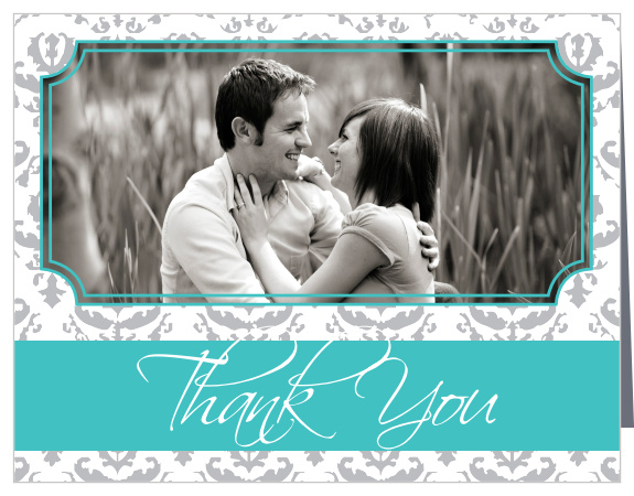 Our gorgeous Victorian Charm thank you card will be treasured by your guests.