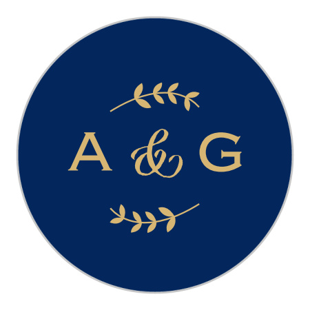 Lovely Lettering Foil Wedding Stickers