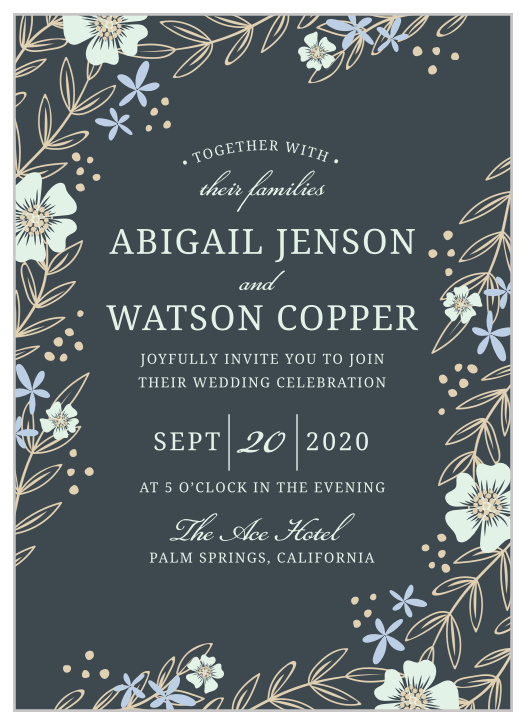 Radiant Garden Wedding Invitations