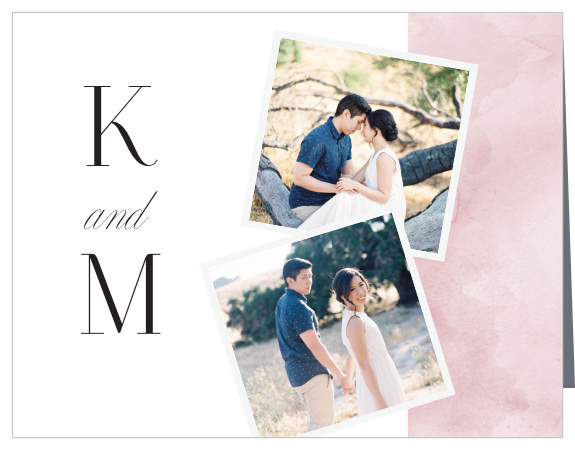Colorful Band Wedding Thank You Cards