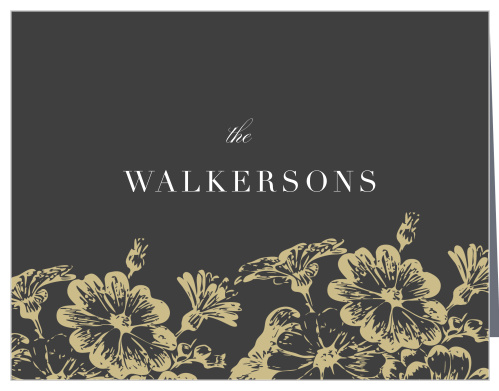 Vintage Blooms Wedding Thank You Cards