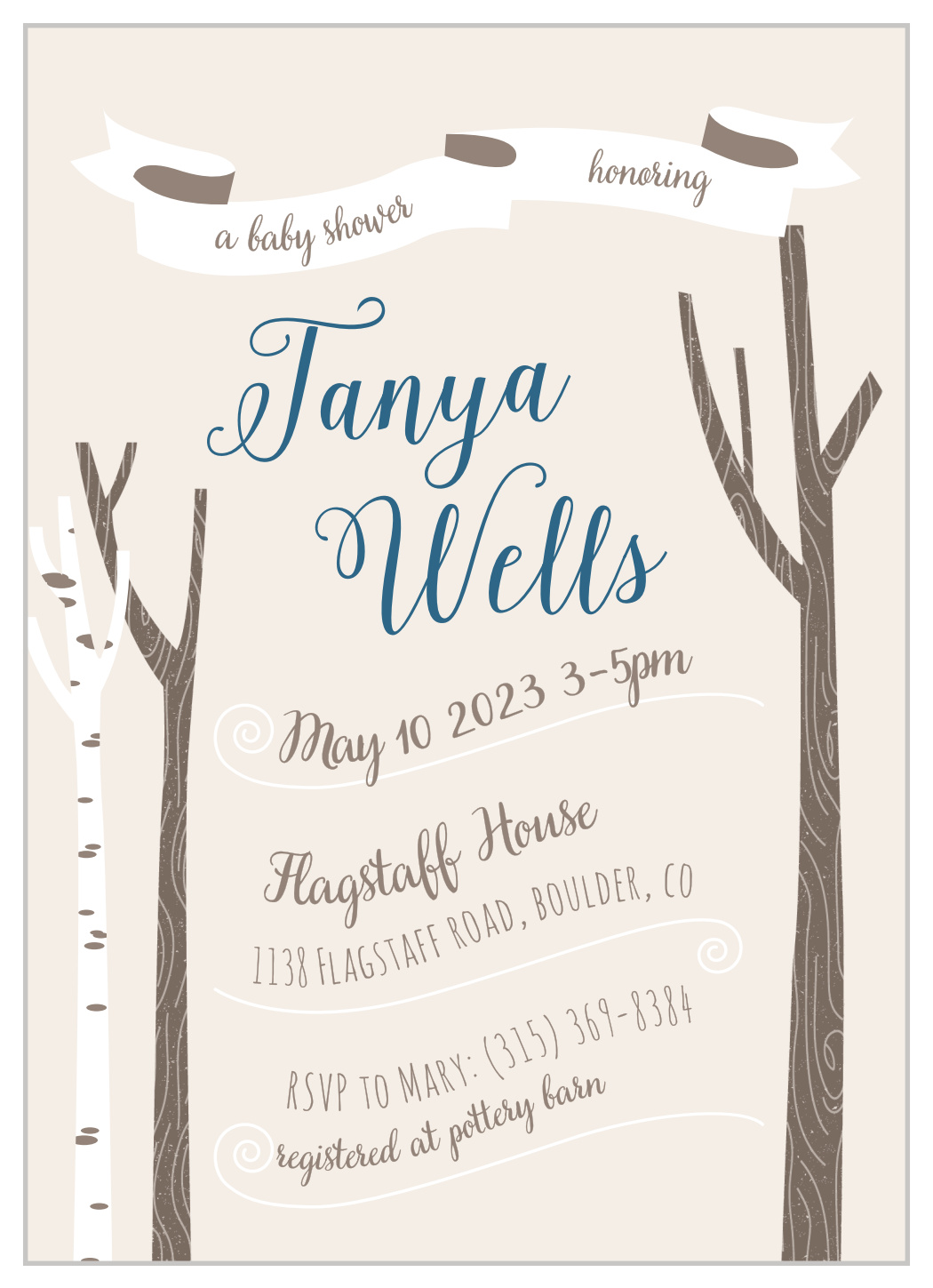 Windy Day First Birthday Invitations