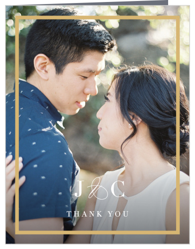 Classic Frame Wedding Thank You Cards