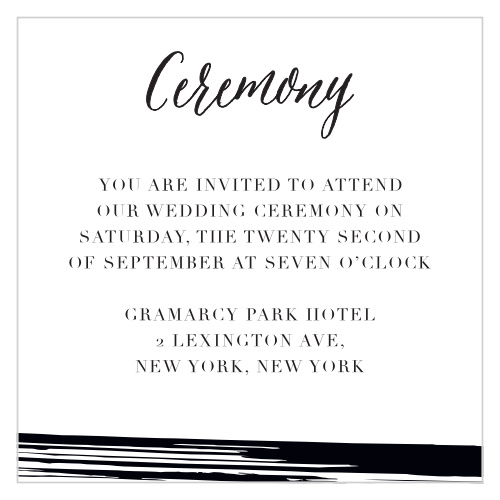 Haute Couture Ceremony Cards