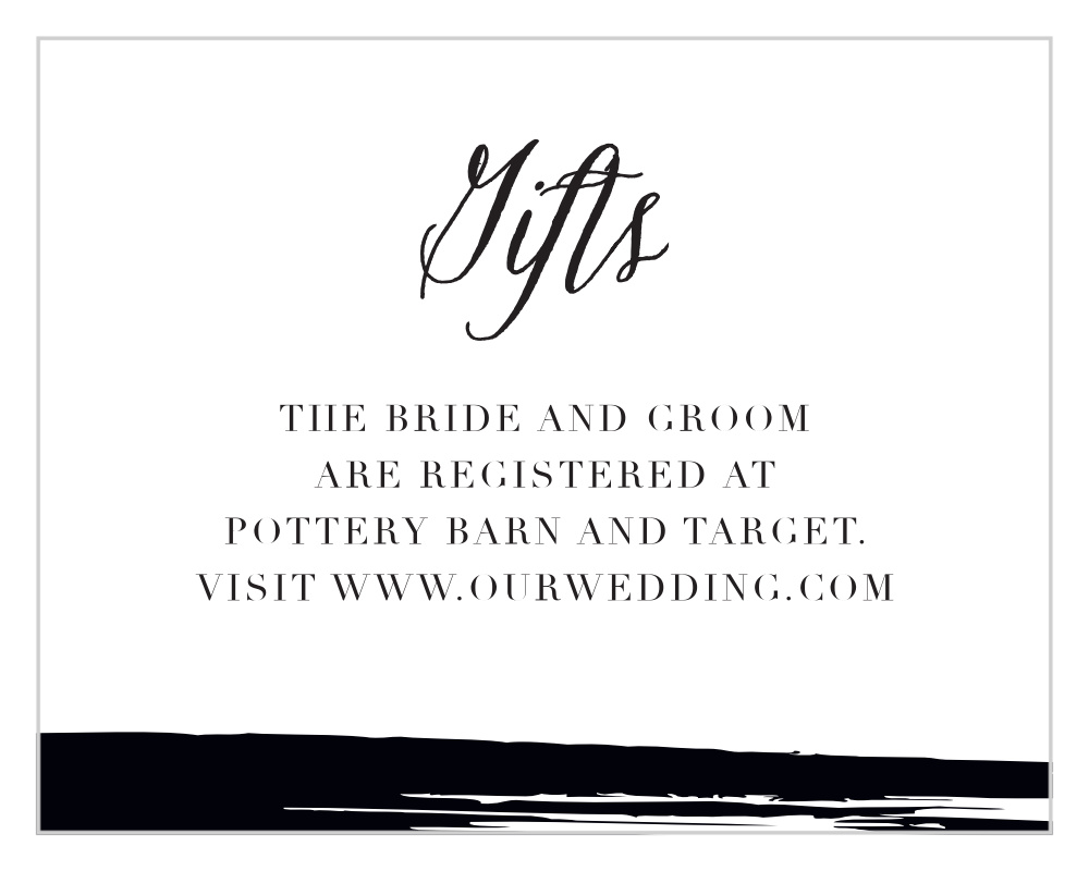 Haute Couture Registry Cards