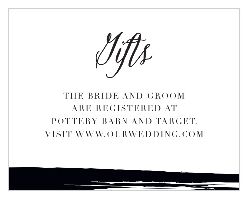 Haute Couture Registry Cards